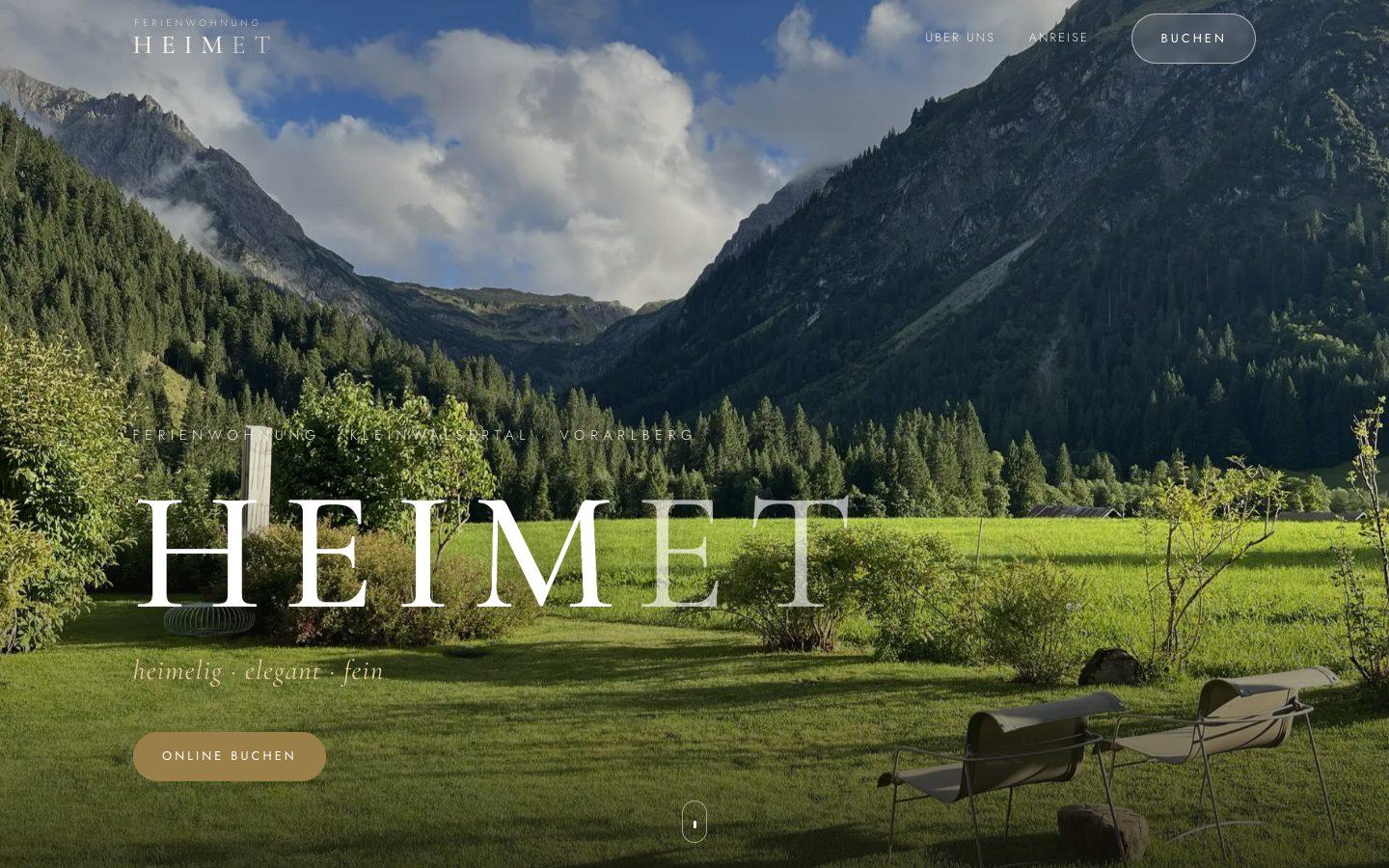 Startseite von heimet.at